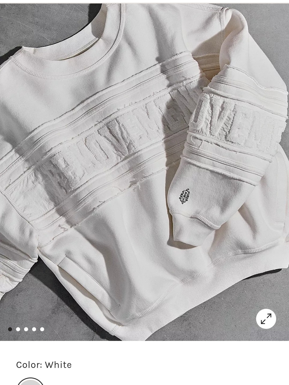 Free People Crew Neck Sweatshirt